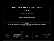 Tablet Screenshot of alexkirkwood.co.uk